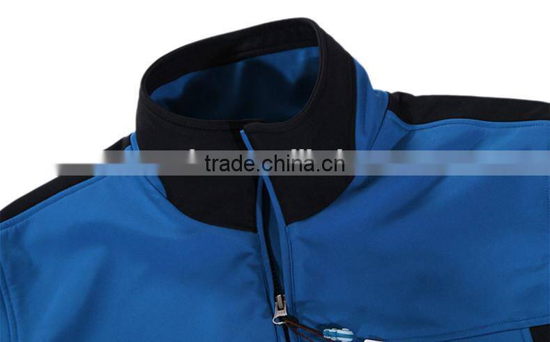 2015 New Season Windproof Soft Shell Jacket Mens
