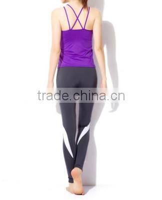 Woman Aerobics Pant Suit Yoga Shirts Body Building Clothing(Green)