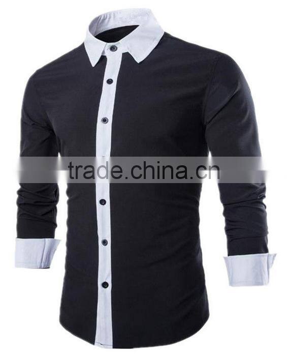 Formal casual suits men slim casual long sleeve shirt