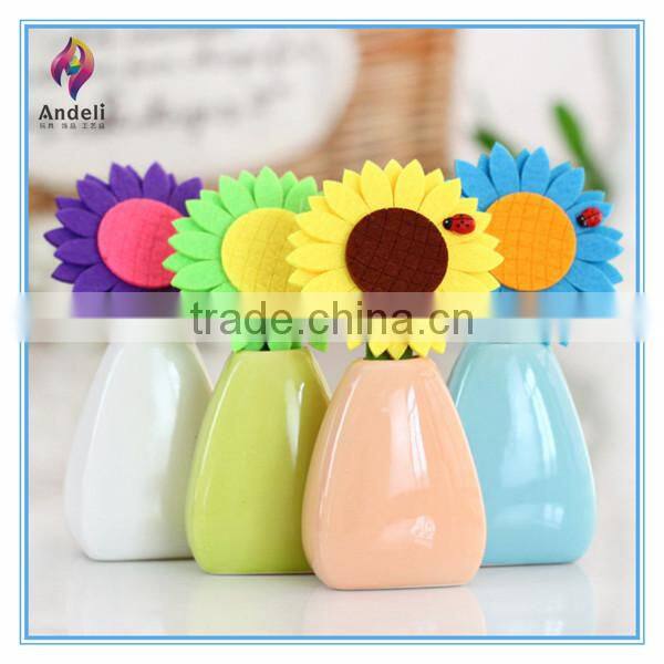 2014 wholesale felt flower toilet fragrance diffuser