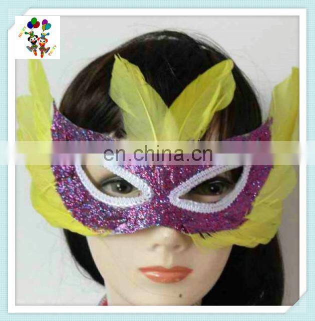 Venetian Masquerade Ball Hen Night Feather Party Eye Masks HPC-0421