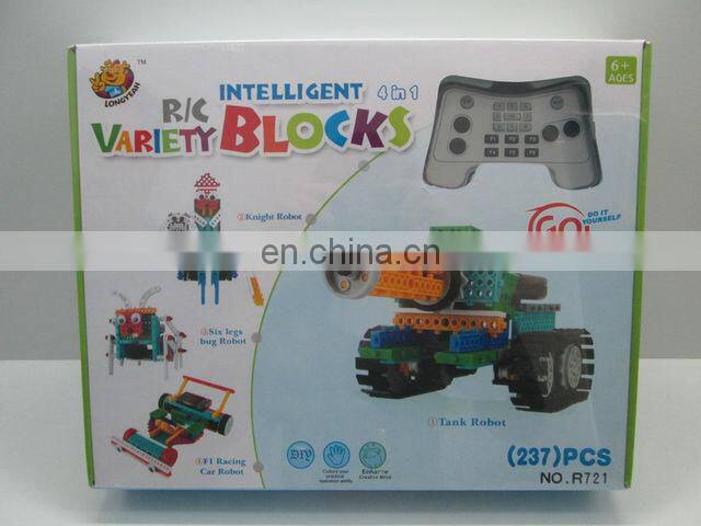 2014 B/O building block car and animal series play set