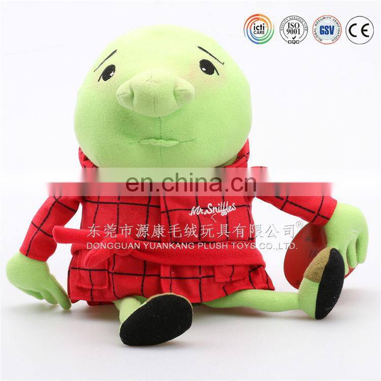 Large head big eye enterprise promotional yellow baby doll toy