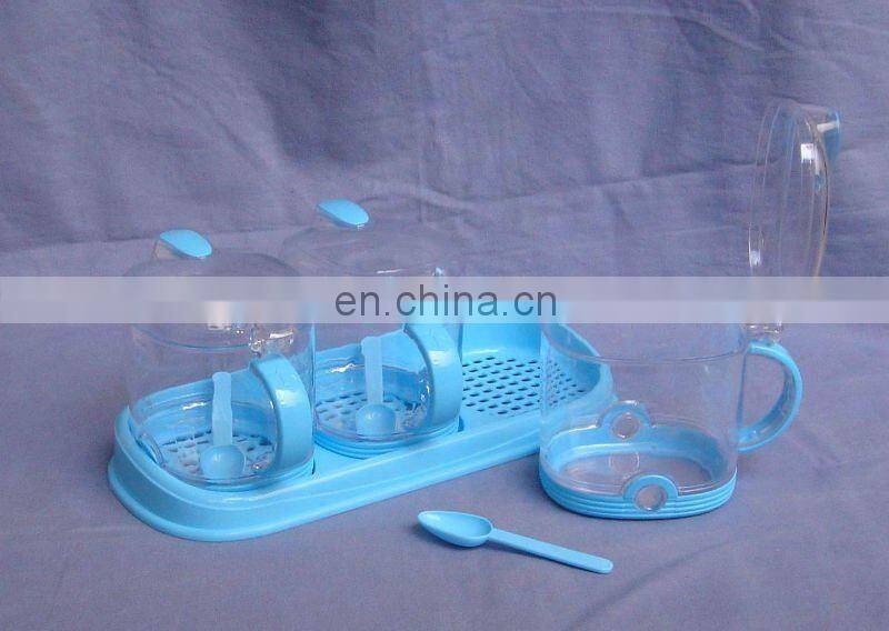 plastic oil vinegar cruet set
