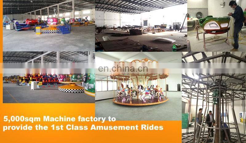 3 Spider Man merry go round carousel / rocking horse for kid's theme park outdoor playground