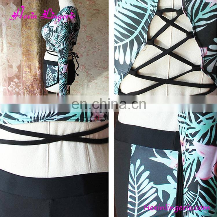 2017 Long Sleeves Swimwear Custom Fat Woman In Bathing Suit