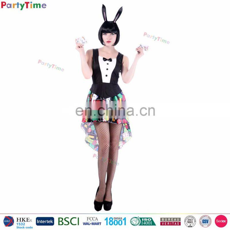 wholesale party costume adult playing card couples halloween costumes