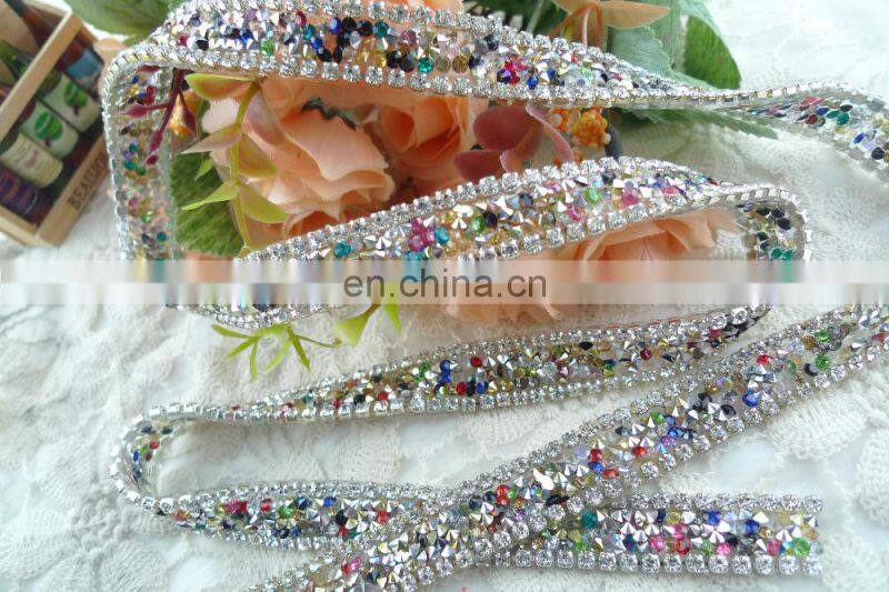 New Design Hot Fix Trim Bag Accessories,rhinestone trimming
