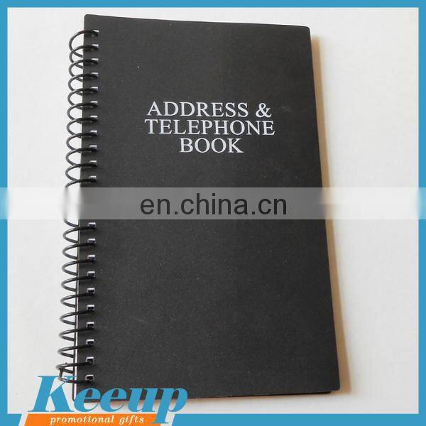 2017 Hot New Design Customized promotional bulk spiral cheap notebooks