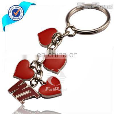 Customized Metal Basketball Sport Key Charm/Key Chain in Gold Finishing