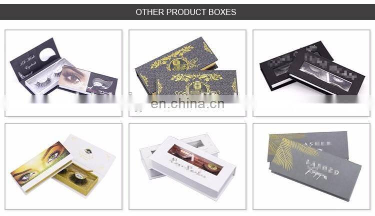 D008 Natural Customized Package 3D Mink Fur Lashes wholesale custom lash packaging box