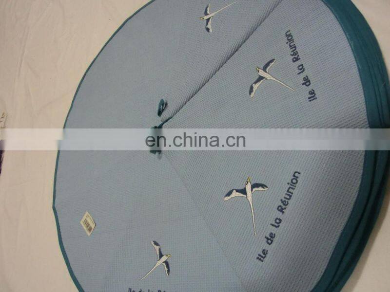 100% cotton kitchen towels cotton embroidery round hand towel