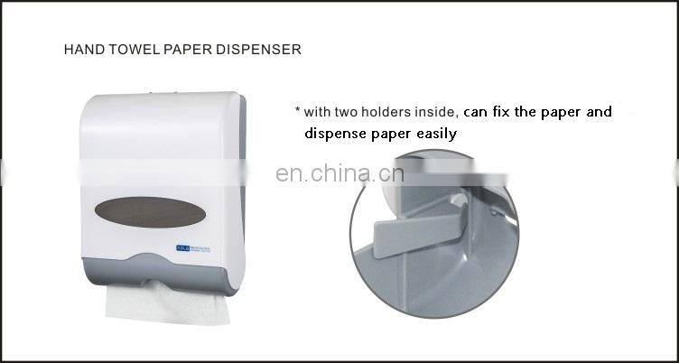 China bathroom accessories Z/N fold bamboo paper towel dispenser, toilet paper holder adhesive