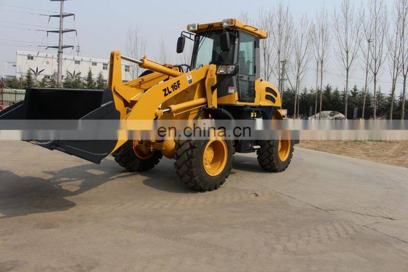 ZL16F Hydraulic 4WD front end building wheel loader prices