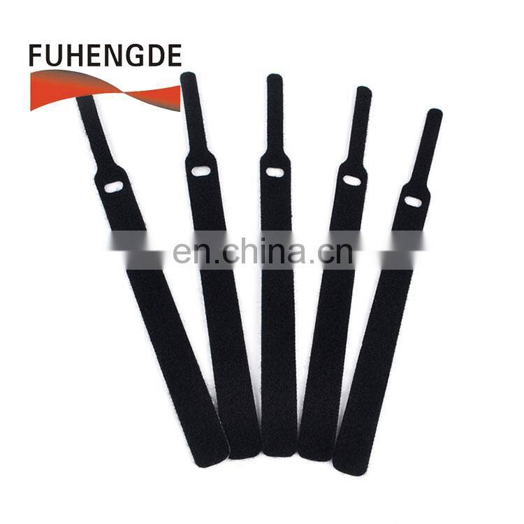 China manufacture hook to loop cable tie wraps mounts custom