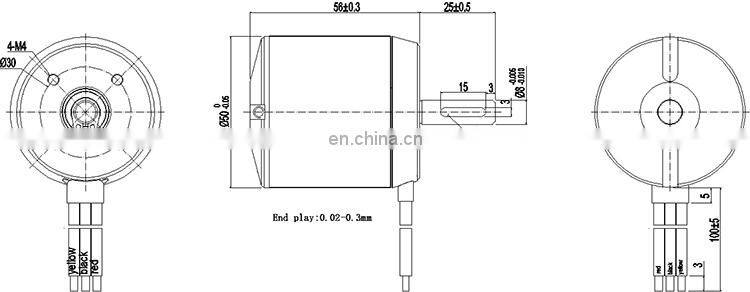 24V 1820W BLDC Motor 5000rpm High Speed Brushless DC Motor for Electric Skateboard Propeller Surfboard BMM750M