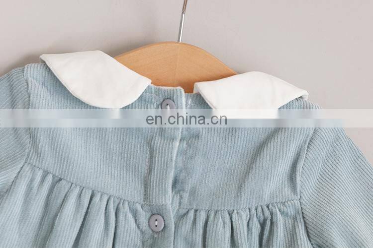 Lovely autumn kids party fashion dress children's wear new Korea baby girls dresses