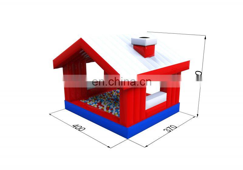 2020 outdoor all in one kids 5K Santa party inflatable obstacle course for events