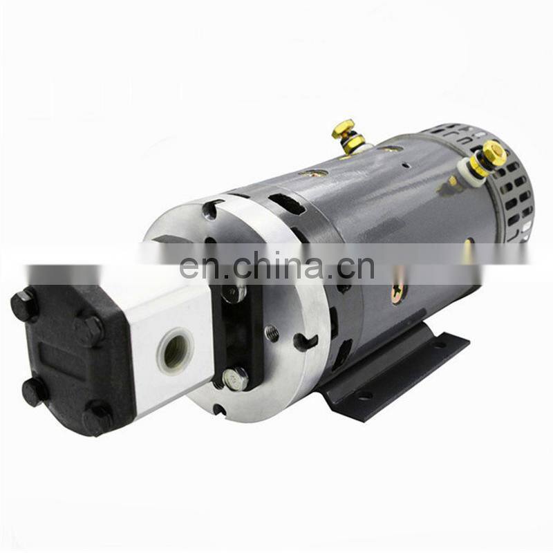 24V Electric Hydraulic DC Motor with Pump