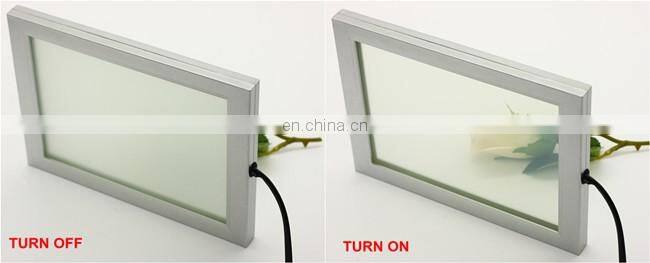 China high quality hot sale PDLC switchable privacy smart glass shower door suppliers