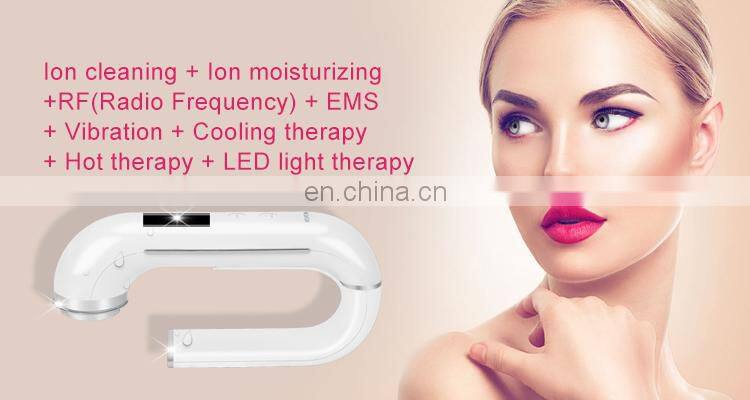 New Arrival RF EMS Anti Aging Skin Whitening Led Therapy Multifunction Beauty Machine With Vibration