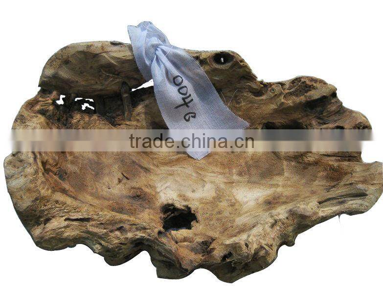 Carved Decorative Root Wood Bowls