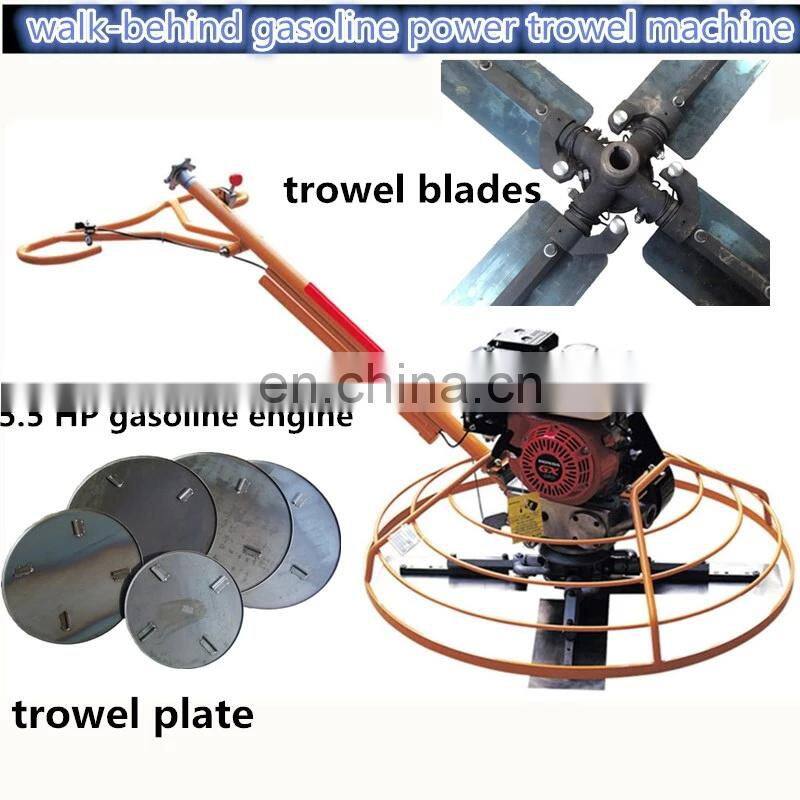 Walk behind concrete finishing tool helicopter power trowel