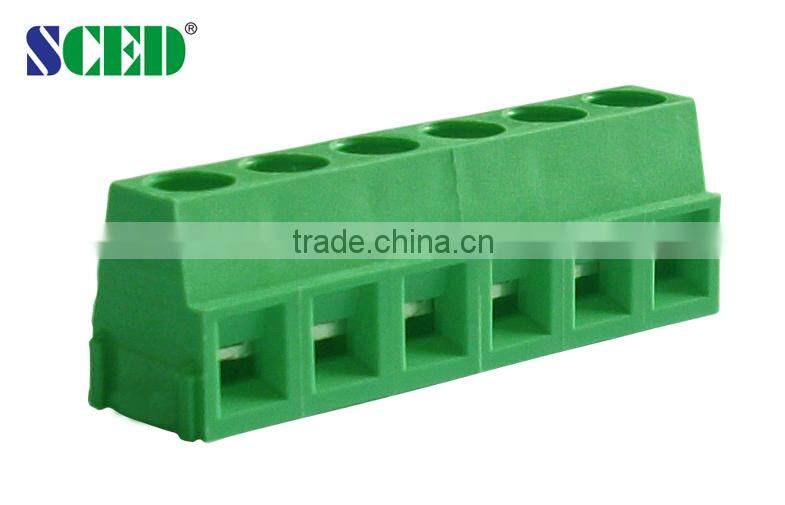 10A 2-24 poles brass screw terminal blocks plastic electrical screw terminal blocks