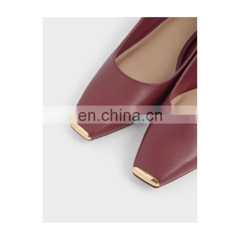 Ladies latest fashion cheap price and beautiful design block heels pumps sandals shoes