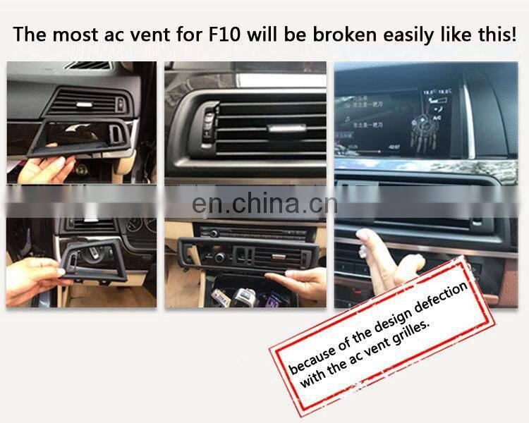 Upgraded Left Driver Side AC Vent Fresh Air Conditioner Grid Cover For BMW5 F10 520 523 525 528 530 535 64229166883