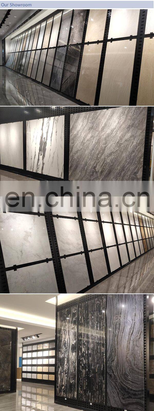 Cheap polish surface grey wooden grain wall floor gray marble tiles price china