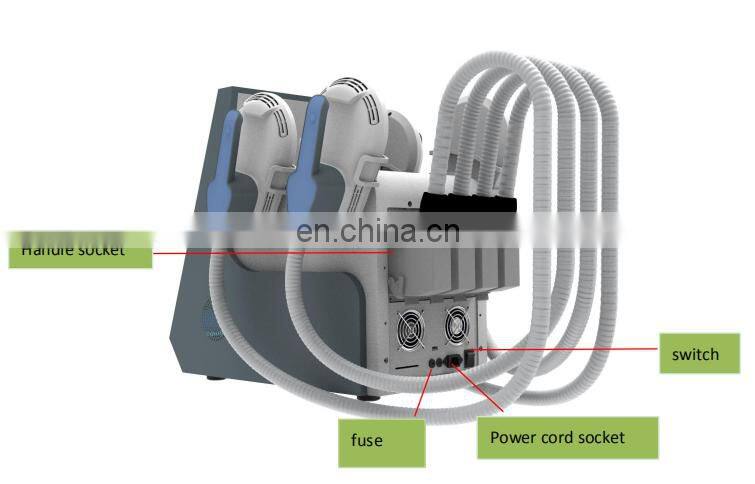 Muscle Stimulator Body Building EMS RF Machine with 4 Handles