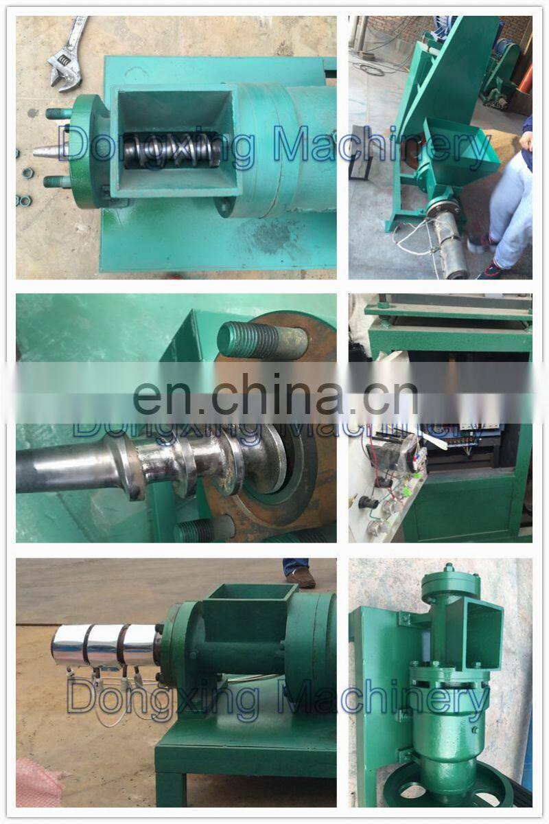 biomass wood charcoal bbq briquette press machine