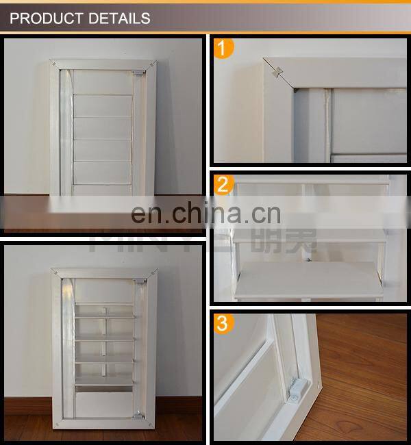 Customized Size Aluminum Window Profile Handles Louvers