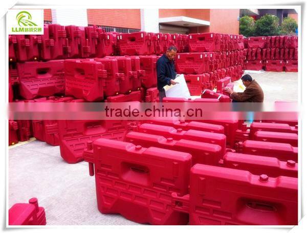 Best price 1.5m plastic road traffic safety water filled traffic barrier