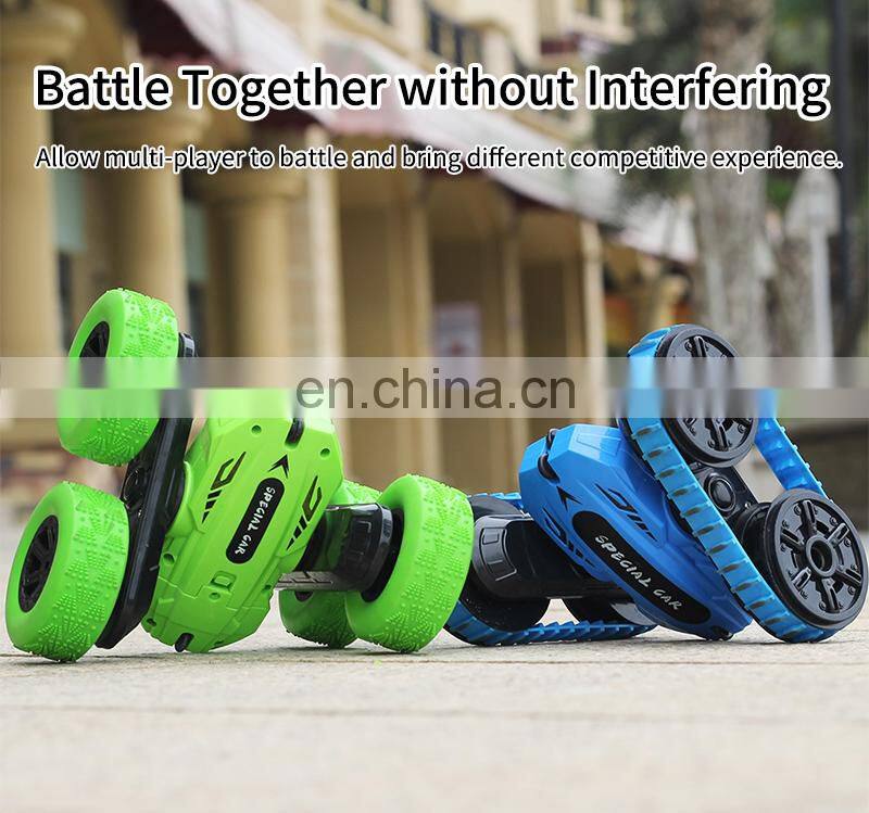 Great Christmas Gift JJRC Q95 2 Play Modes Double-sided Running 360 Rotating Remote Control Stunt Car for Kids