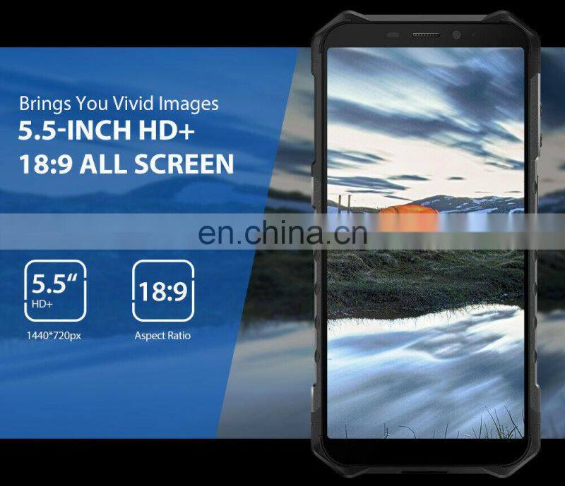 Same day shipping!! Ulefone Armor X3 5.5 inch Android 9.0 MTK6580 Quad Core 2GB+32GB 5000mah Waterproof 3G smartphone