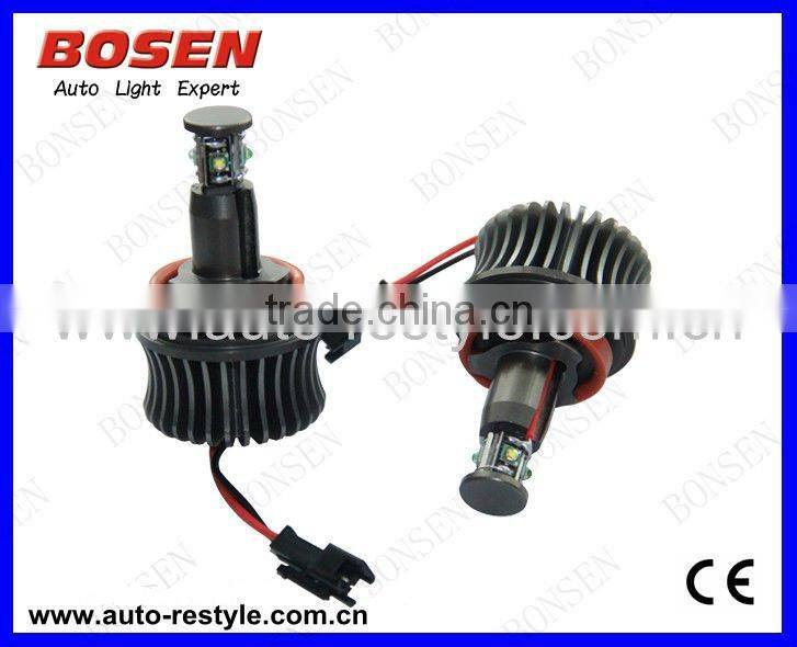 error free,error decoder inside 10w 4leds cree chip headlight H8 E92 error free angel eyes LED marker