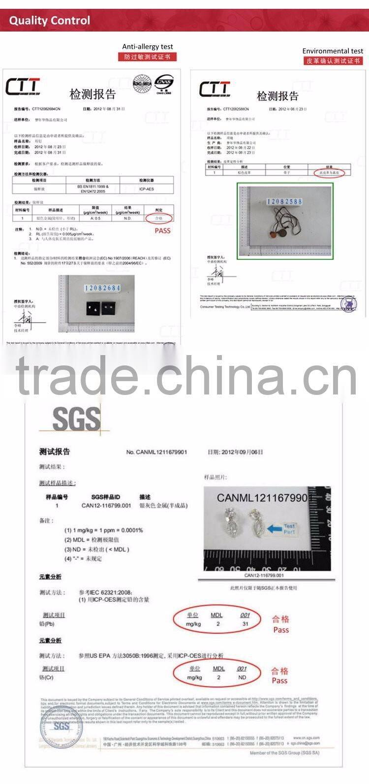 Factory Wholesale Best Quality Zircon Jewelry Baguette Multi Colored Stones Earrings