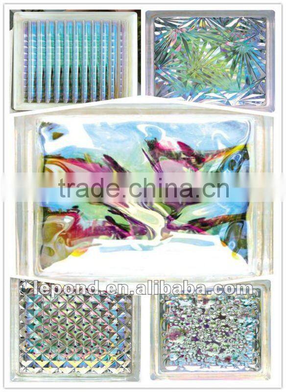 Diversity Design/Colored Glass blocks /brick for decoration