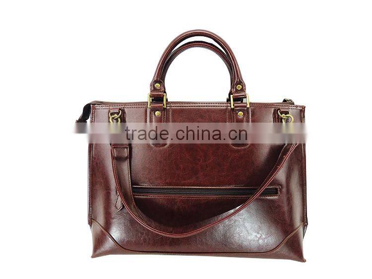 Hot New Design Ladies PU Hard Leather Handbag