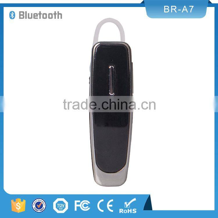 High quality earhook wireless mic bluetooth earphone stereo