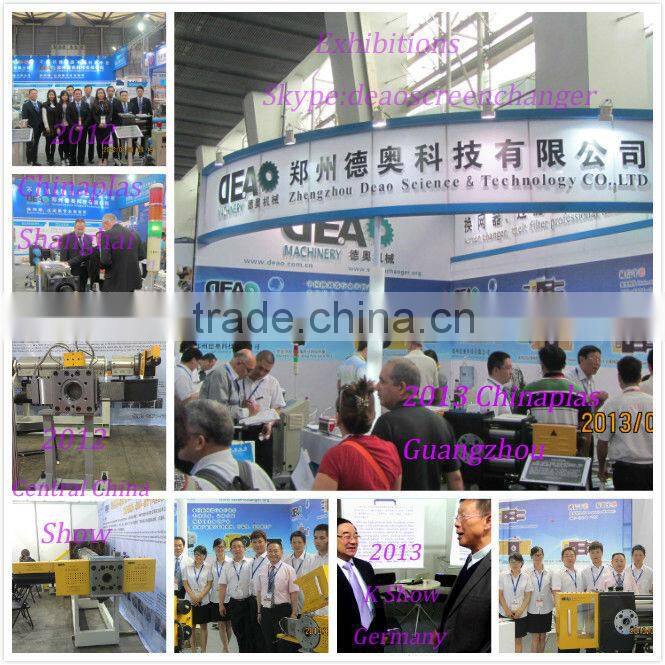 plastic screen changer melt filtration for plastic cup making mould