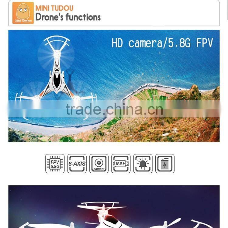 Minitudou CX-33S Cheerson drone 2.4G 4CH 6-axis HD camera 5.8G Real-time Transmission fpv quad copter