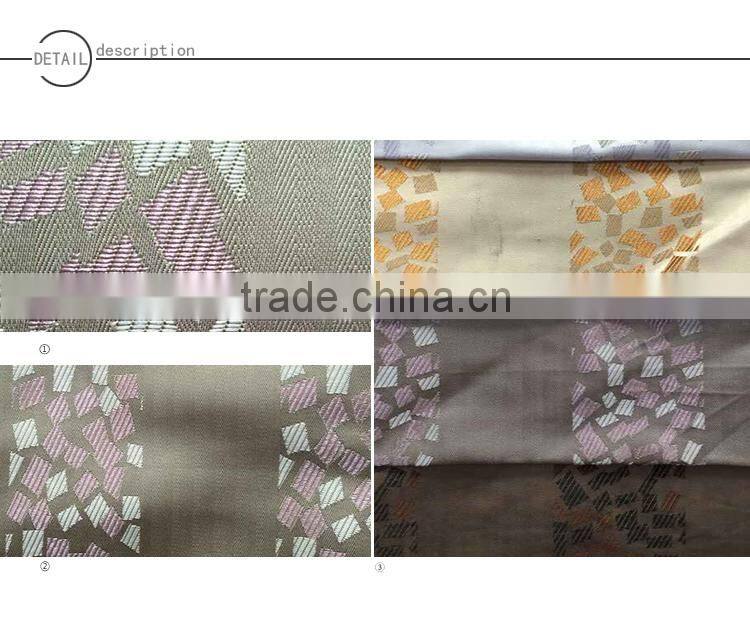 100% Polyester jacquard flower window curtain fabric