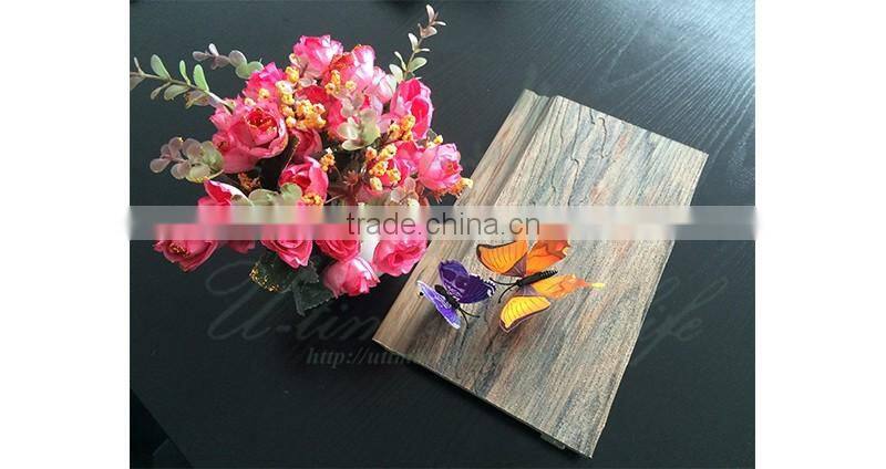 Outdoor decoration material wood plastic wall panel