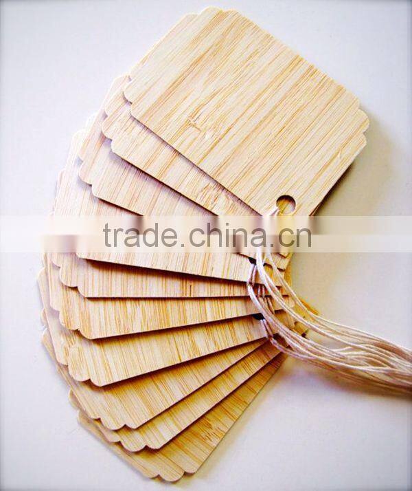 Hot sale bamboo wooden hang tag 2014
