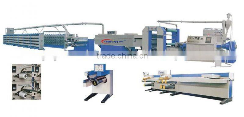 High speed flat film plastic extruder machine
