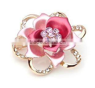 Classic Joker set Crystal rhinestone flower brooch