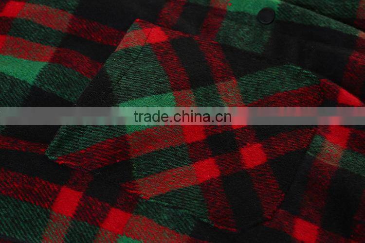 2016 Fashion New coltsfoot han edition loose classic grid female cotton coat to keep warm coat 192